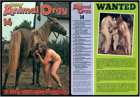 Antique Animal - Vintage AnimalSex Magazine - Animal Orgy 14 â‹† BeastSexStars.Net